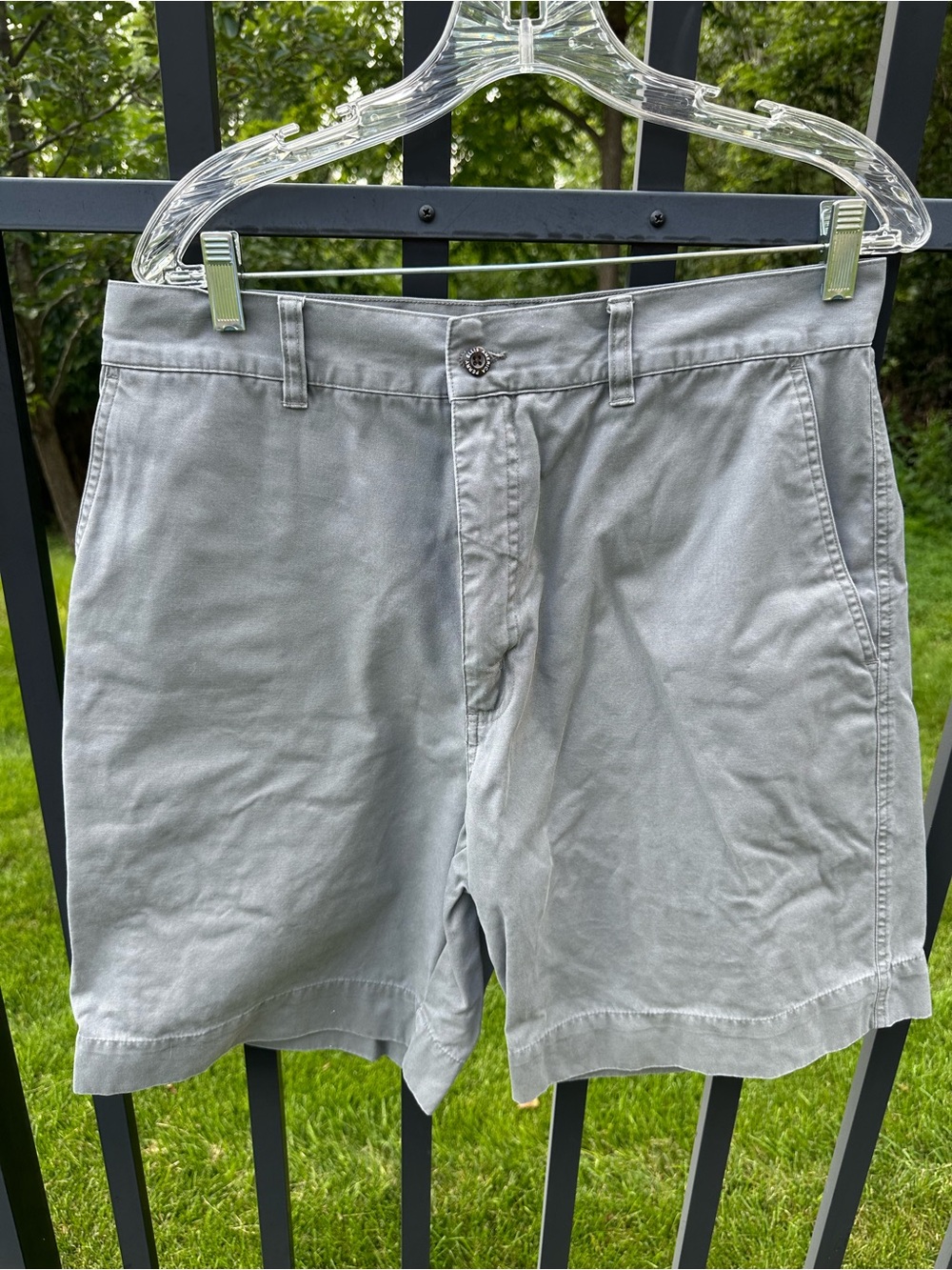 Perry Ellis Khaki Flat Front Shorts